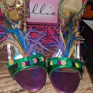 Women heels Mardi gras